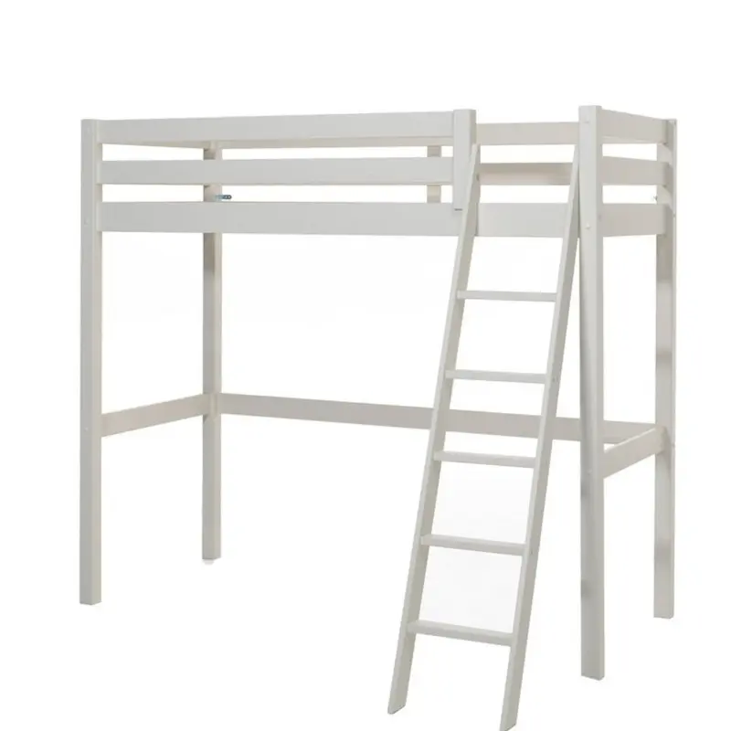Lit Mezzanine Pino 90 X 200 Cm Blanc
