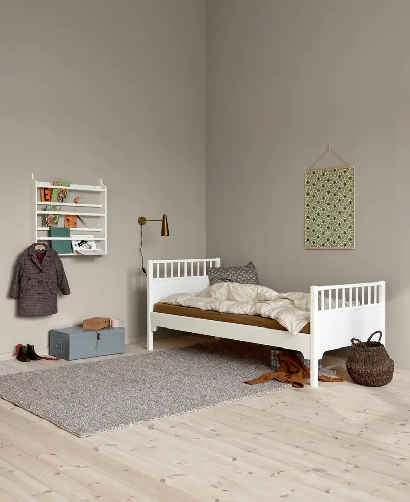 Lit Seaside Classic 90 x 200 Cm, Blanc
