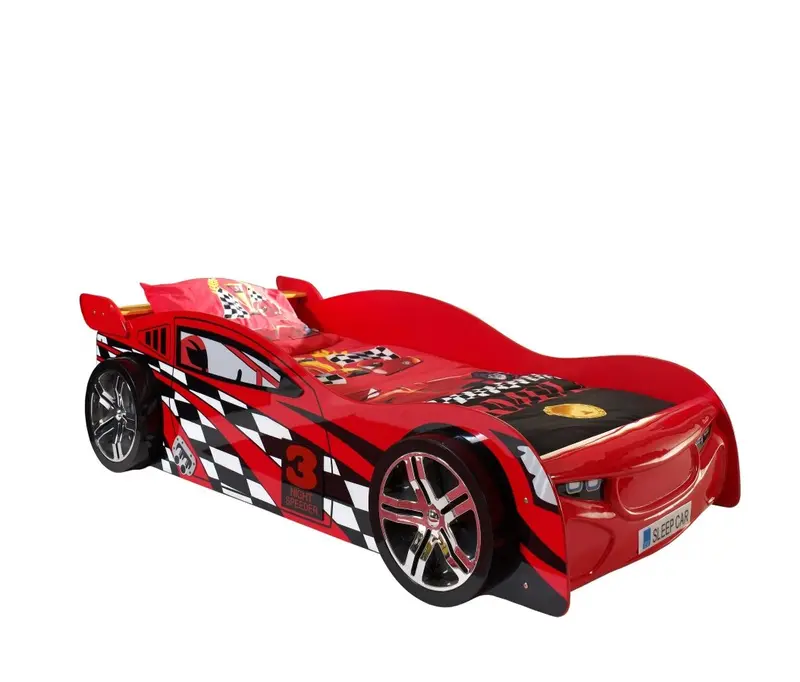 Lit Voiture NIGHT SPEEDER 90 X 200cm Rouge
