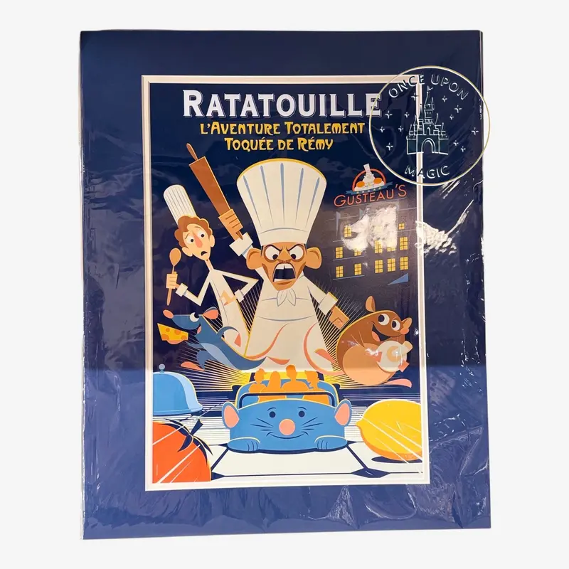 Lithographie Ratatouille – L’Aventure Totalement Toquée de Rémy – Disneyland Paris