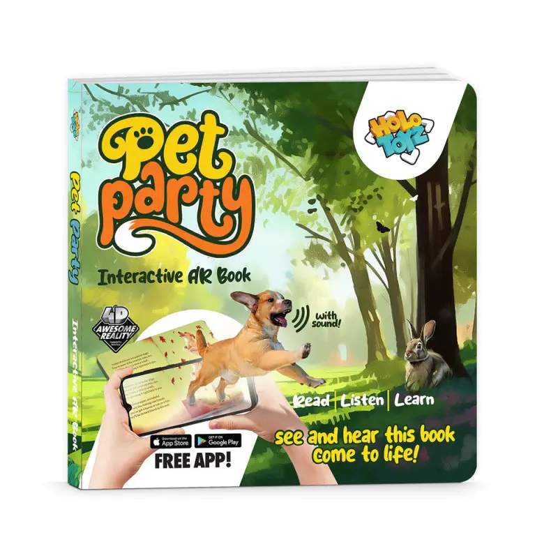 Livre animé avec réalité augmentée - Pet Party