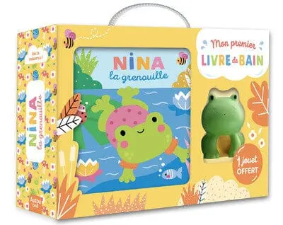 livre de bain nina la grenouille - AUZOU