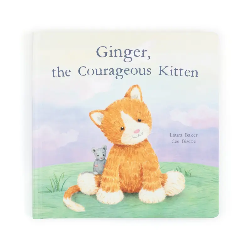 Livre Ginger, the Courageous Kitten Book - JELLYCAT