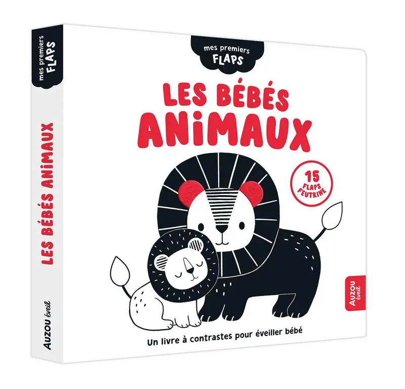 Livre mes premiers flaps -les bébés animaux- AUZOU