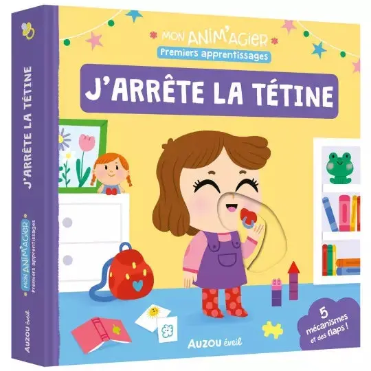 Livre Mon anim'agier - j'arrête la tétine - AUZOU