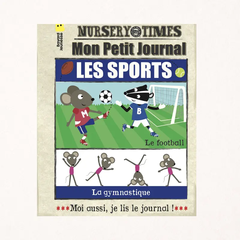 Livre "Mon journal en tissus Les Sports"