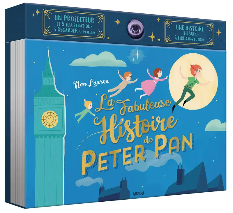 Livre Projecteur – La Fabuleuse Histoire de Peter Pan 🌟- Livre