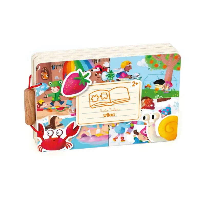 Livre puzzle - Les 4 saisons - 2 ans+