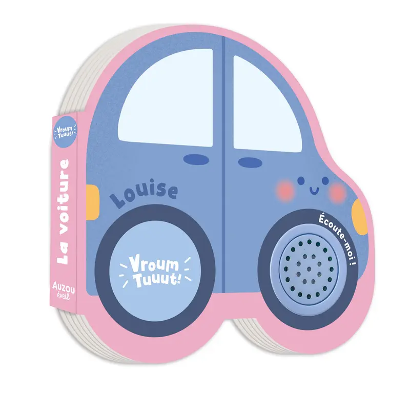 Livre sonore bébé – Louise la voiture