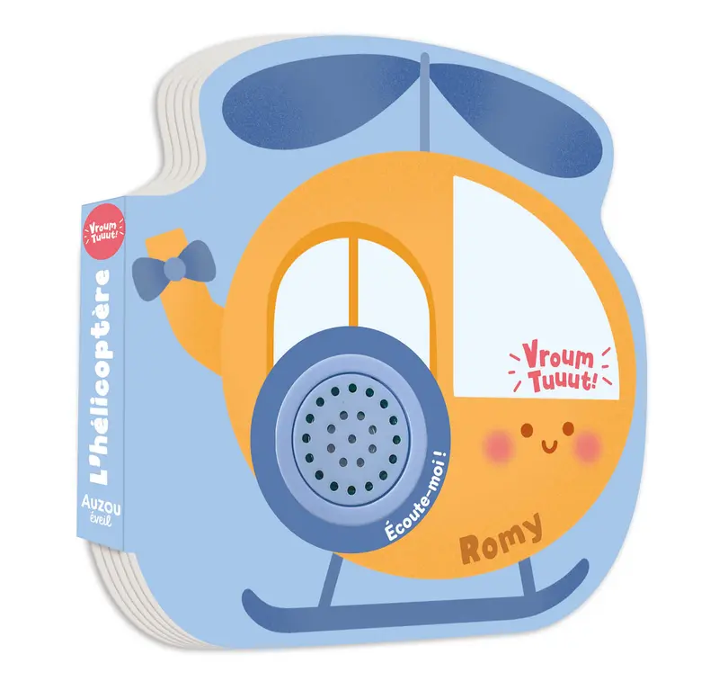 Livre sonore bébé – Romy l'Hélicoptère