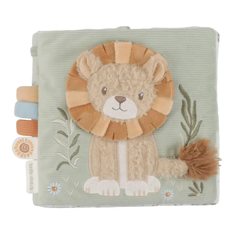 Livre tissu d’activités Safari Friends – livre sensoriel bébé