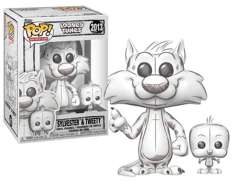 LOONEY TUNES - POP & Buddy N° 2013 - Grosminet & Titi (Sketched Deco)