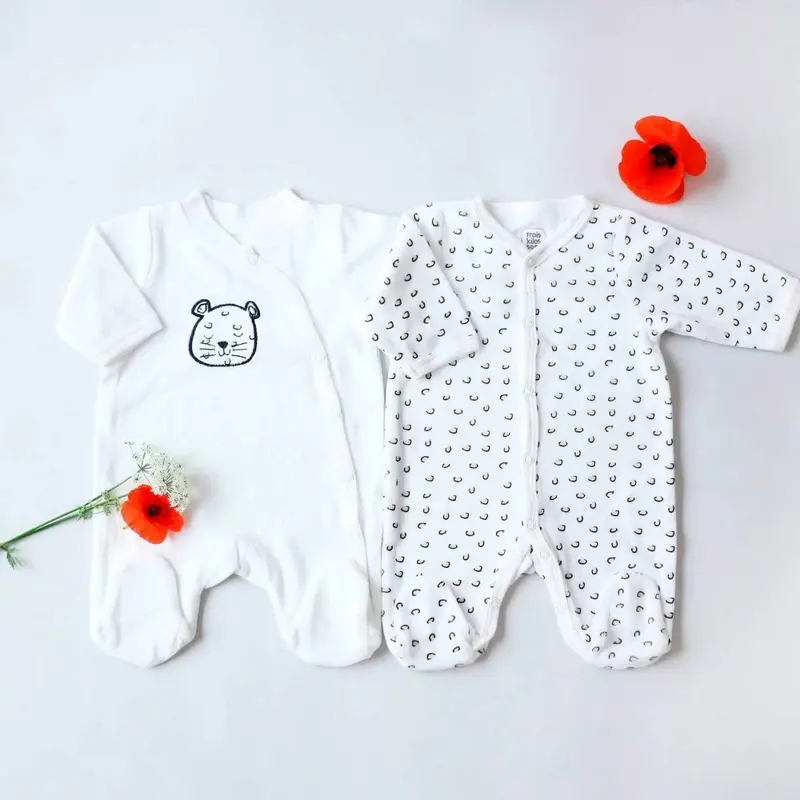 Lot 2 pyjamas velours - Léopard