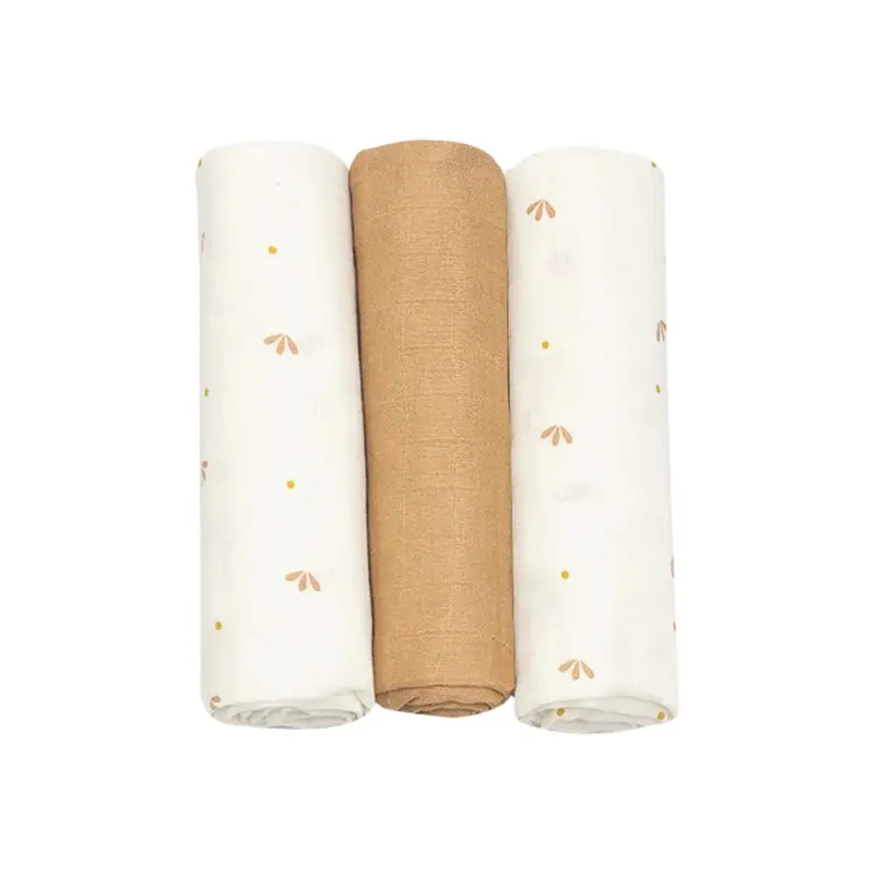 Lot 3 langes Gatsby - Pétales caramel