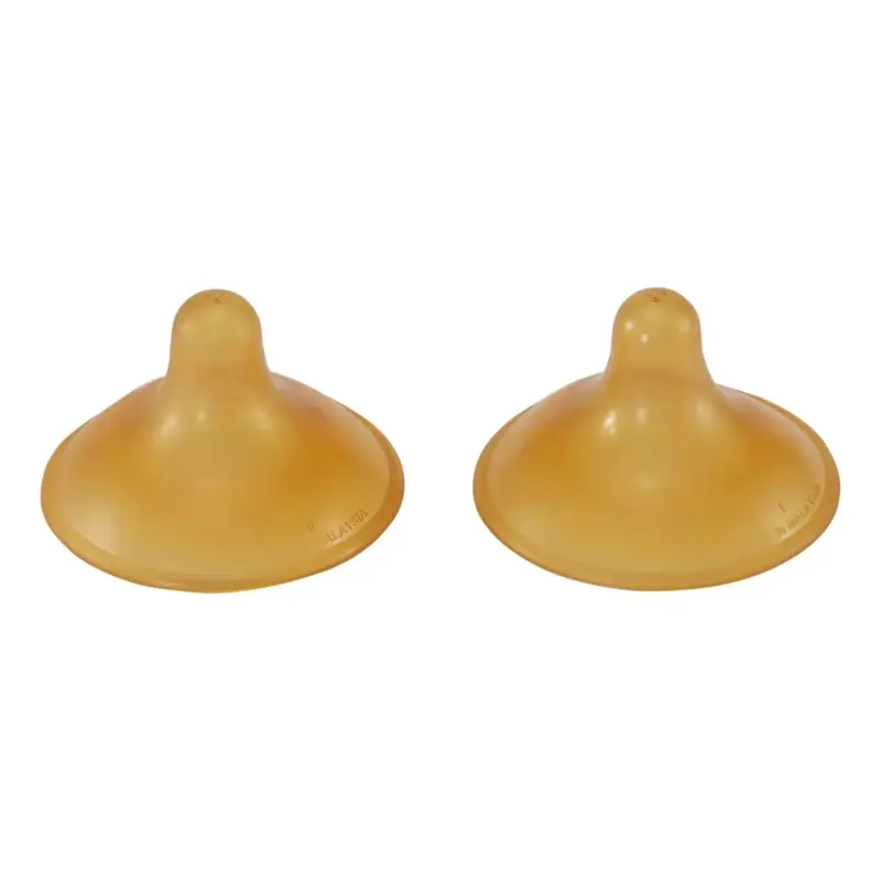 Lot de 2 bouts de sein en caoutchouc naturel Hevea