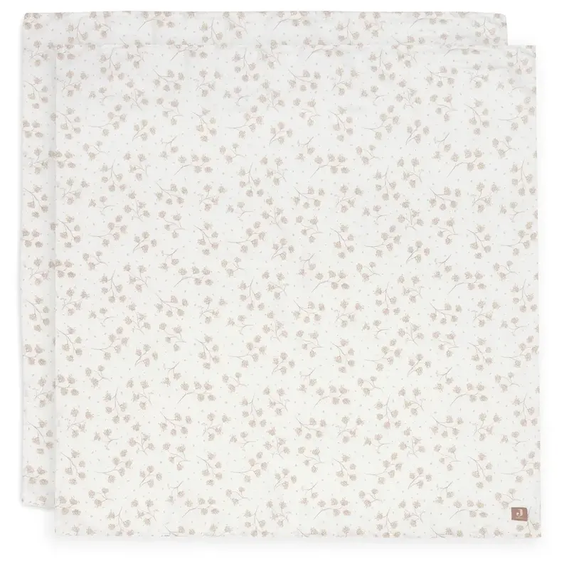 Lot de 2 langes (115 x 115 cm) - Leafy Dreams - Jollein