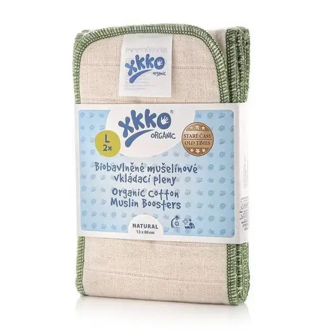 Lot de 2 longues doublures en coton bio XKKO