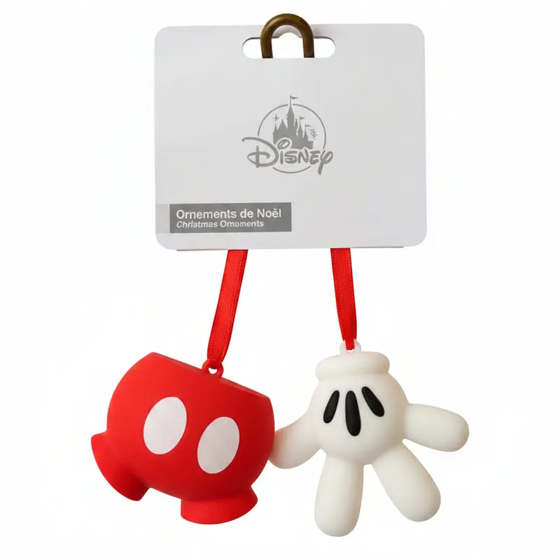 Lot de 2 ornements de Noël main et short Mickey – Disneyland Paris