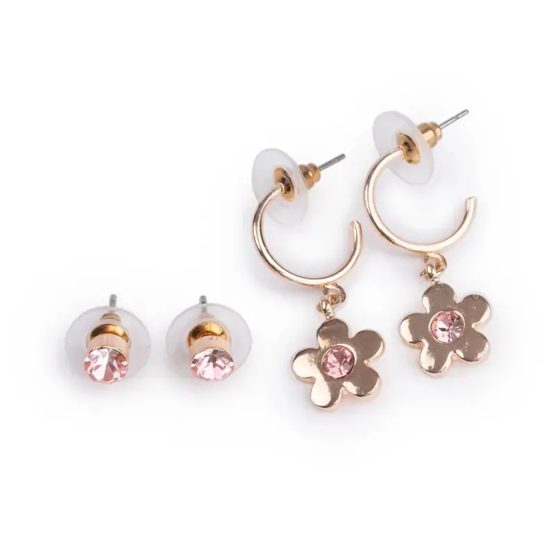 Lot de 2 paires de boucles d'oreilles - Great Pretenders