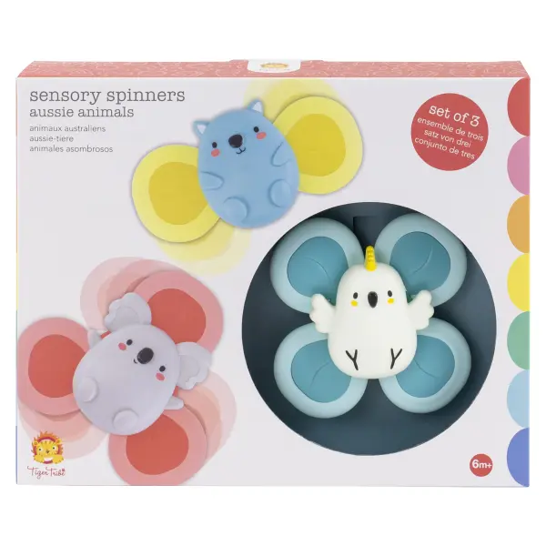 Lot de 3 Baby Spinners à ventouse
