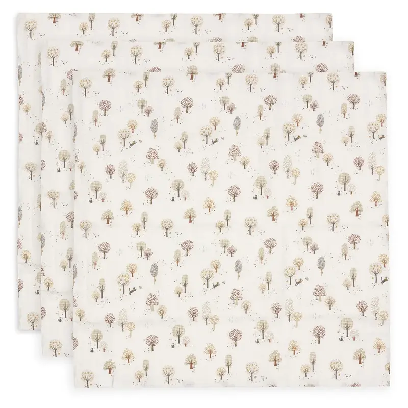 Lot de 3 langes (70x70 cm) - Tiny Park - Jollein