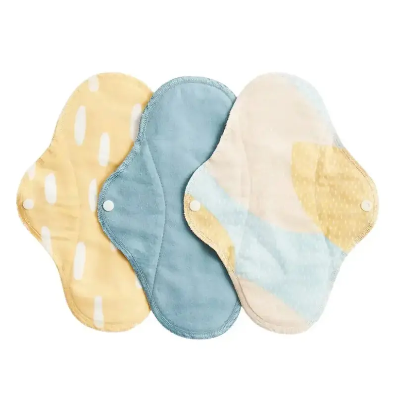 Lot de 3 serviettes hygiéniques lavables Imse Care - flux normal