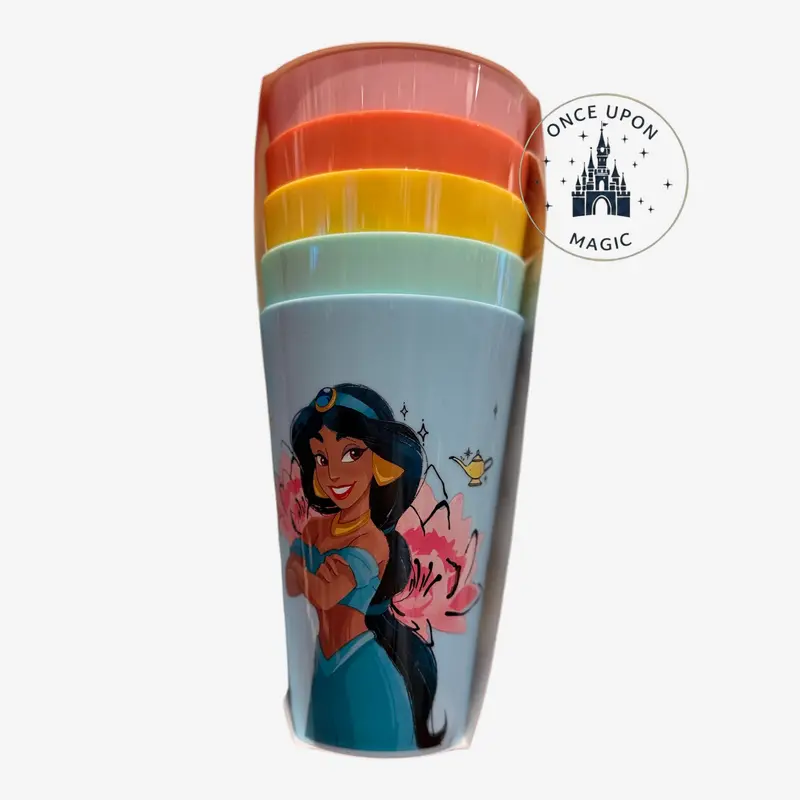 Lot de 5 Gobelets Princesses Disneyland Paris