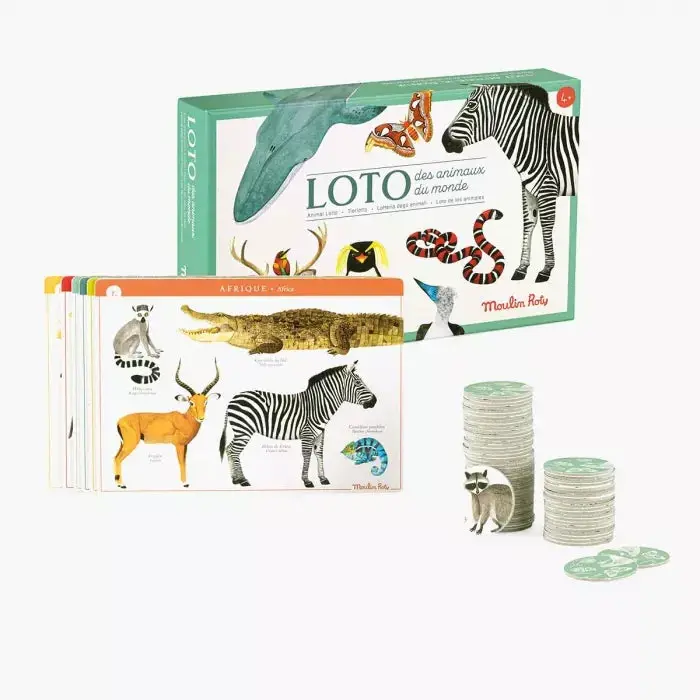Loto des animaux Tout autour du monde - Moulin Roty