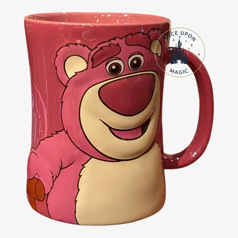 Lotso – Mug Relief Rose Fraise Toy Story 3 | Exclusivité Disneyland Paris