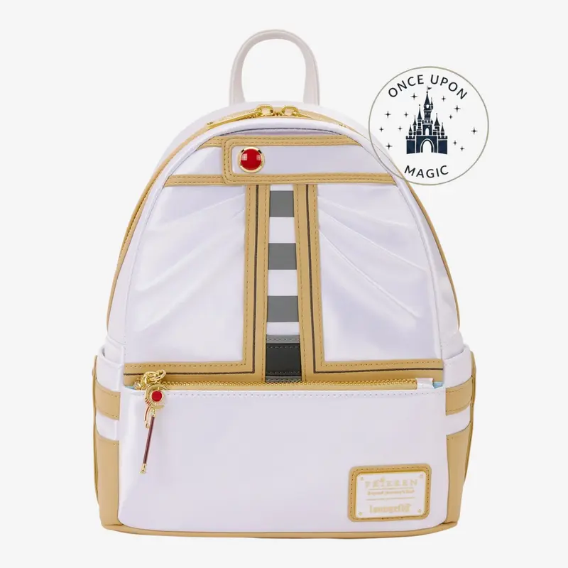 Loungefly Mini Backpack Frieren Beyond Journey's End Frieren Tenue Blanche & Or – Édition Europe