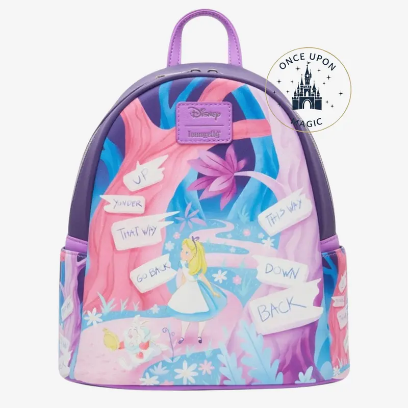 Loungefly Mini Sac à dos Alice au Pays des Merveilles – Import US