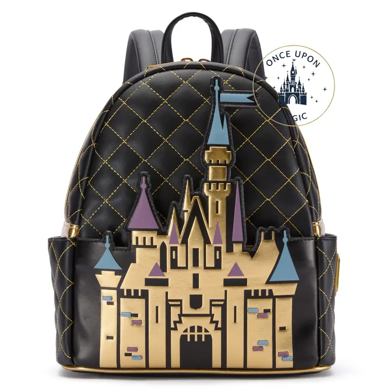 Loungefly Mini sac à dos Château de la Belle au Bois Dormant – Disneyland 70e anniversaire – Import US