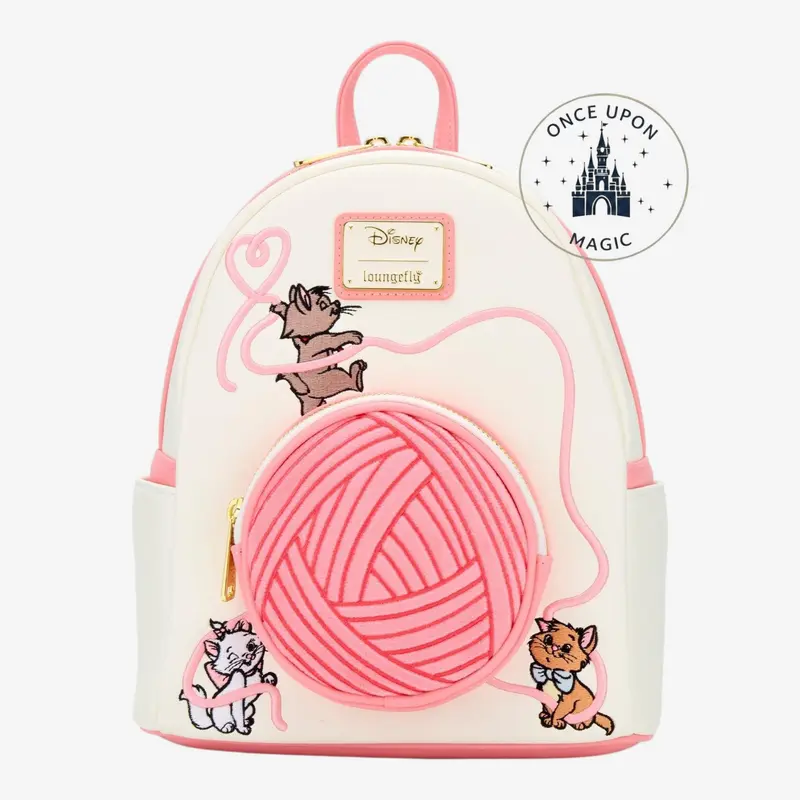 Loungefly Mini Sac à dos Disney Les Aristochats Chatons & Pelote de Laine – Import US
