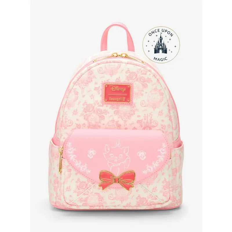 Loungefly Mini Sac à dos Disney Les Aristochats Marie Imprimé Toile – Import US