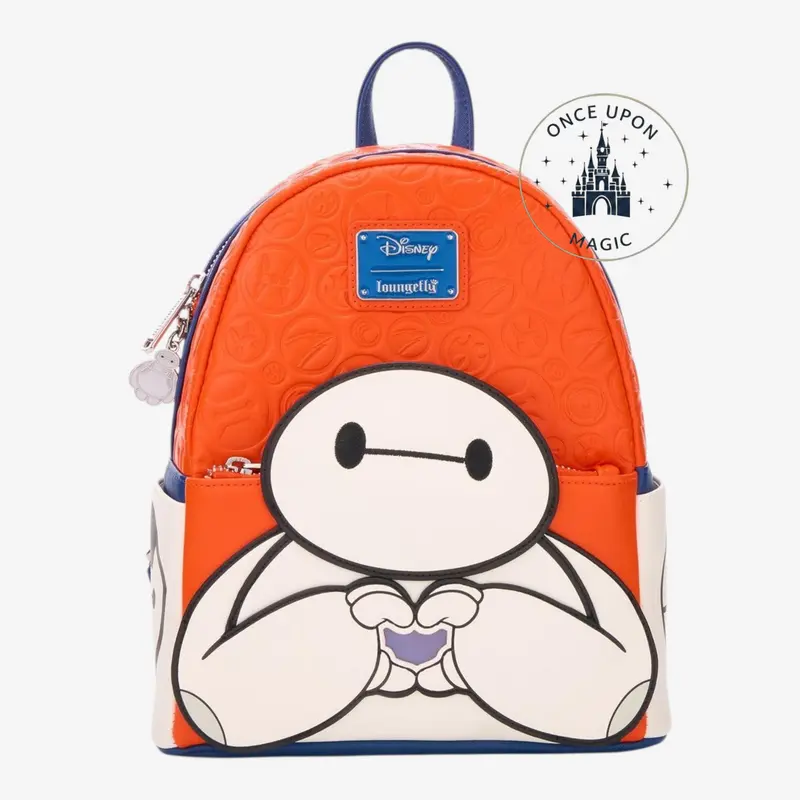 Loungefly Mini Sac à dos Disney Les Nouveaux Héros Baymax Cœur Lenticulaire – Import US