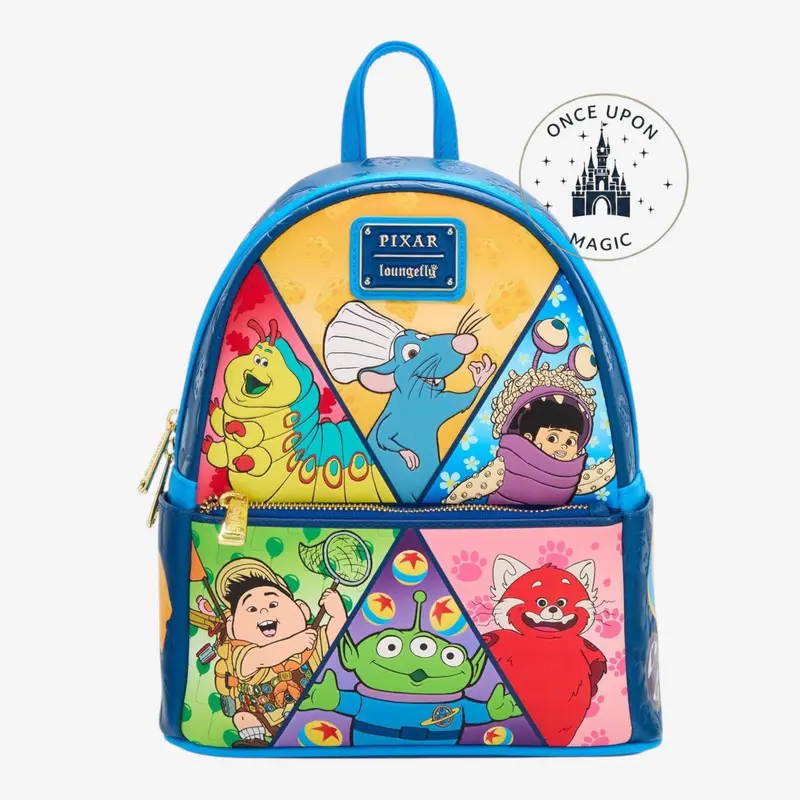 Loungefly Mini Sac à dos Disney Pixar Personnages Embossés – Import US