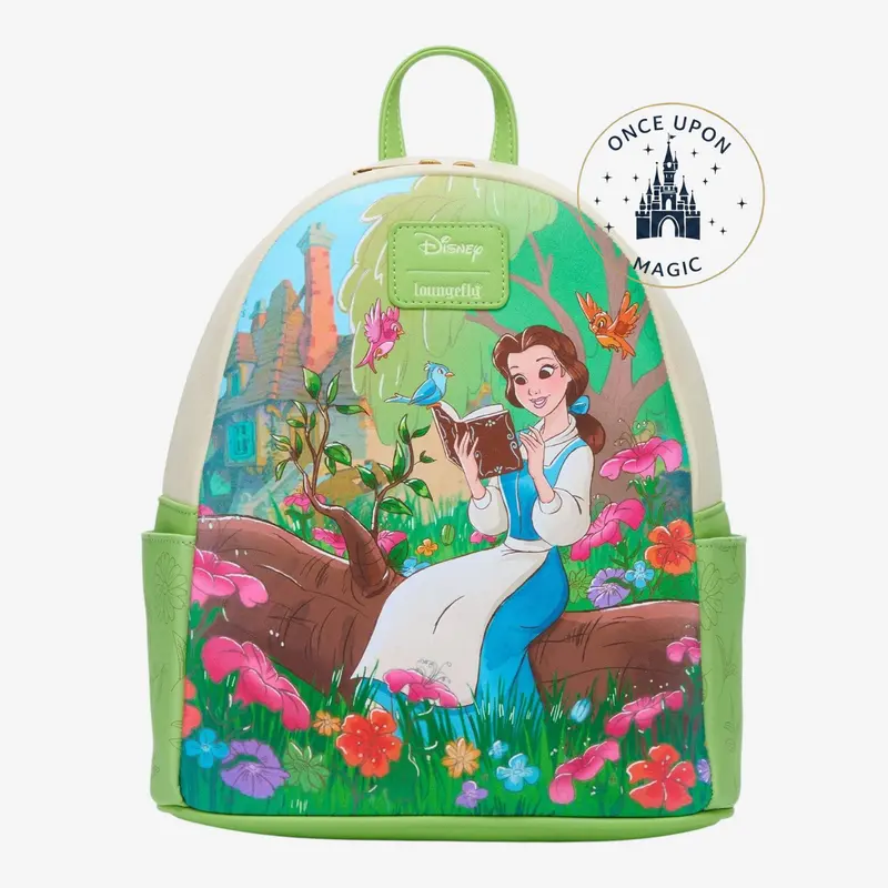 Loungefly Mini Sac à dos La Belle et la Bête Belle Lecture en Forêt – Import US