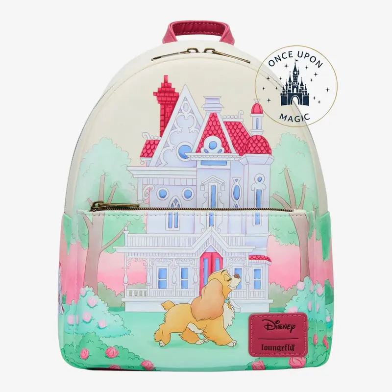 Loungefly Mini Sac à dos La Belle et le Clochard Lady Jardin – Import US