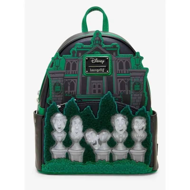 Loungefly Mini Sac à dos The Haunted Mansion Bustes Chantants Phosphorescent – Import US