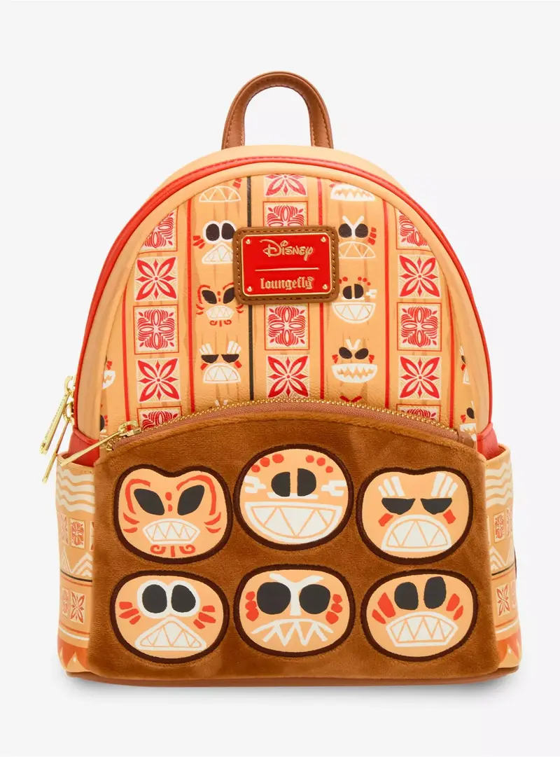 Loungefly Mini Sac à dos Vaiana Kakamora Imprimé et Broderies – Import US