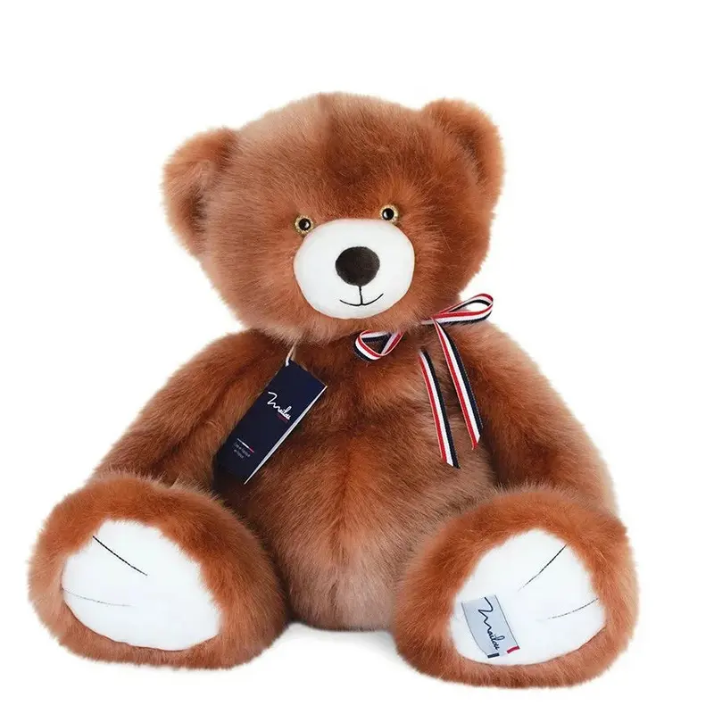 L'ours français - Ours en peluche marron glacé - 50 cm