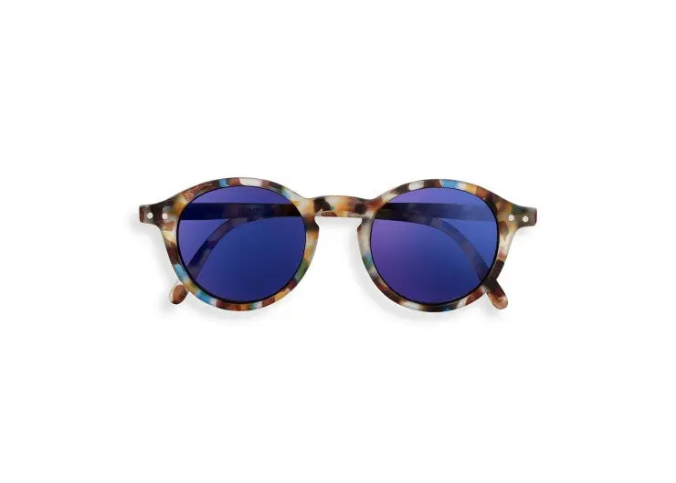 lunettes de soleil junior #D tortoise bleu miroir - IZIPIZI
