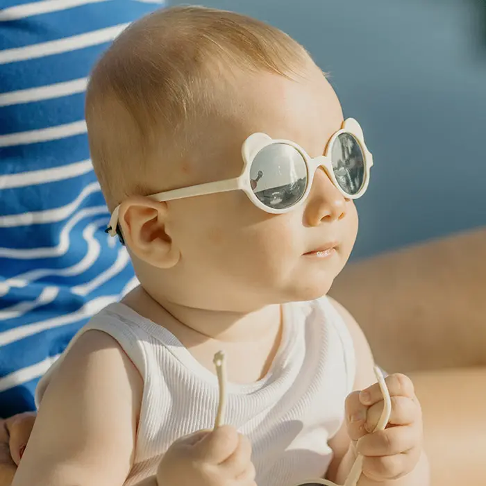 Lunettes de soleil Ourson Crème - KI ET LA