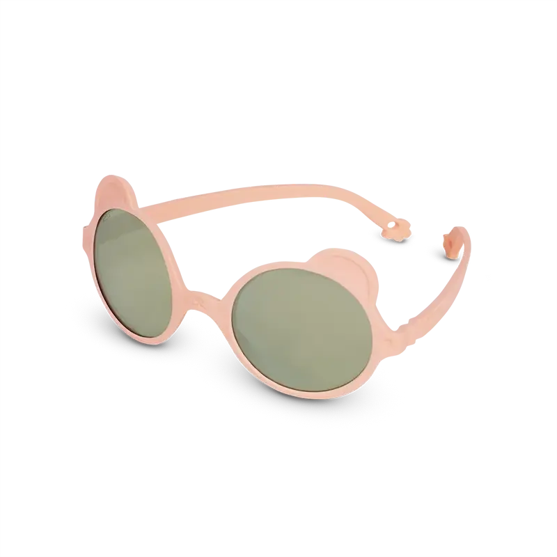 lunettes de soleil Ourson Rose Pêche 0-1 an - KI ET LA