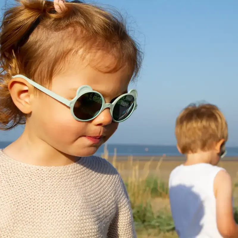 Lunettes de soleil Ourson Vert amande - KI ET LA