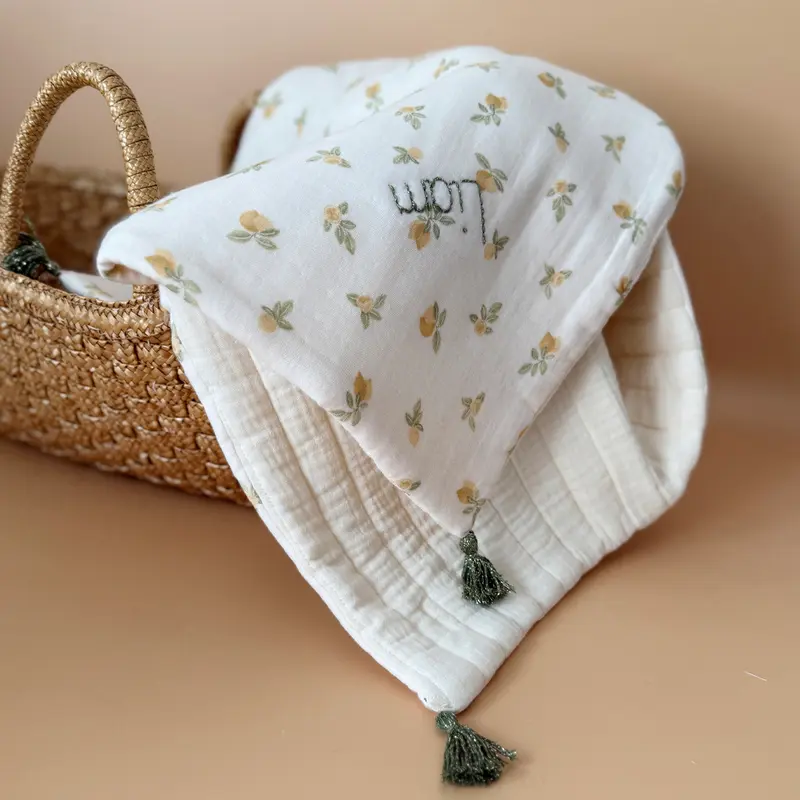 Ma petite Couverture d’été personnalisée - Citrons