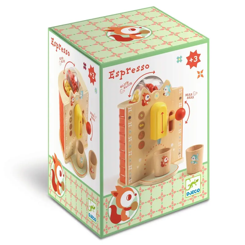 machine a café en bois espresso - DJECO