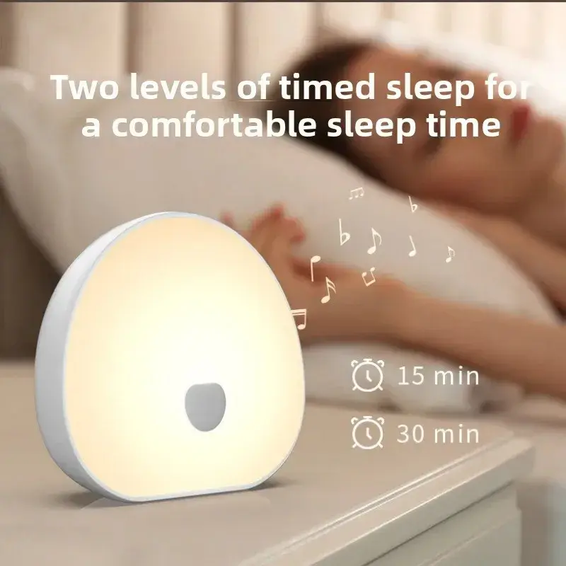 Machine bruit blanc sommeil bébé - veilleuse LED rechargeable sons apaisants lumière relaxation