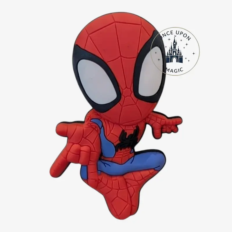 Magnet Décoratif Spider-Man Style Chibi Rouge & Bleu Marvel — Disneyland Paris
