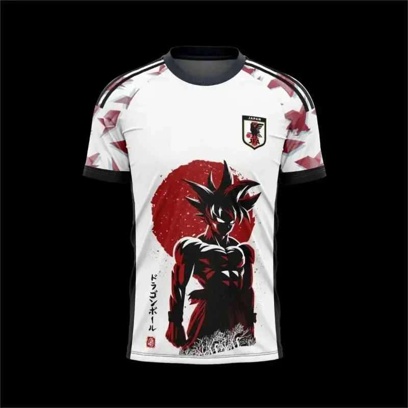 Maillot de Foot Dragon Ball Z - Son Goku Blanc